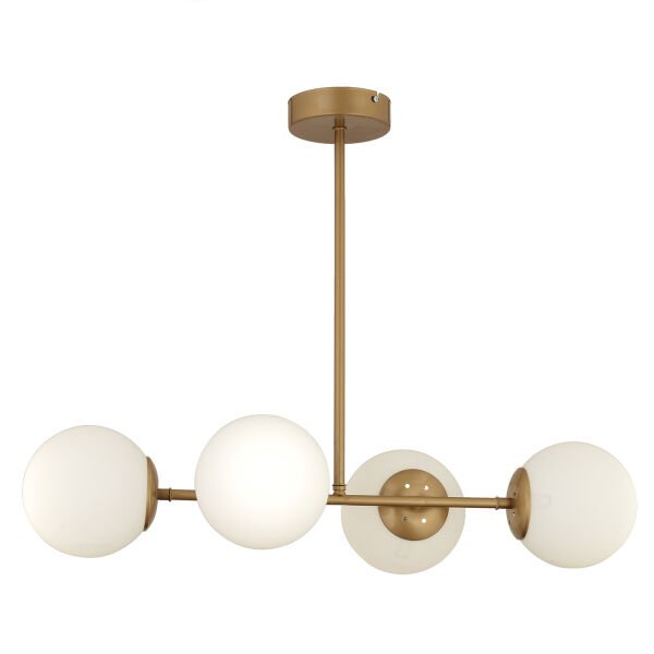 Lema 4Lü Eskitme Modern Yemek Masası Üstü Yatak odası Salon Avize