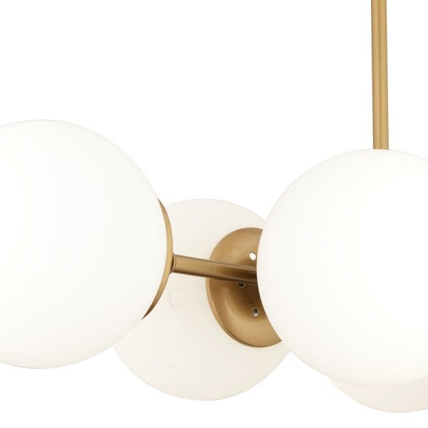 Lema 4Lü Eskitme Modern Yemek Masası Üstü Yatak odası Salon Avize