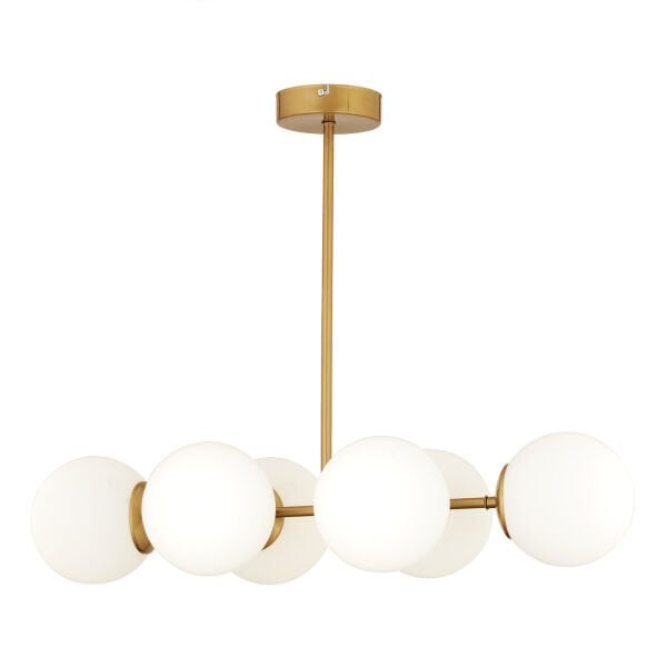 Lema 6Lı Eskitme Modern Yemek Masası Üstü Yatak odası Salon Avize