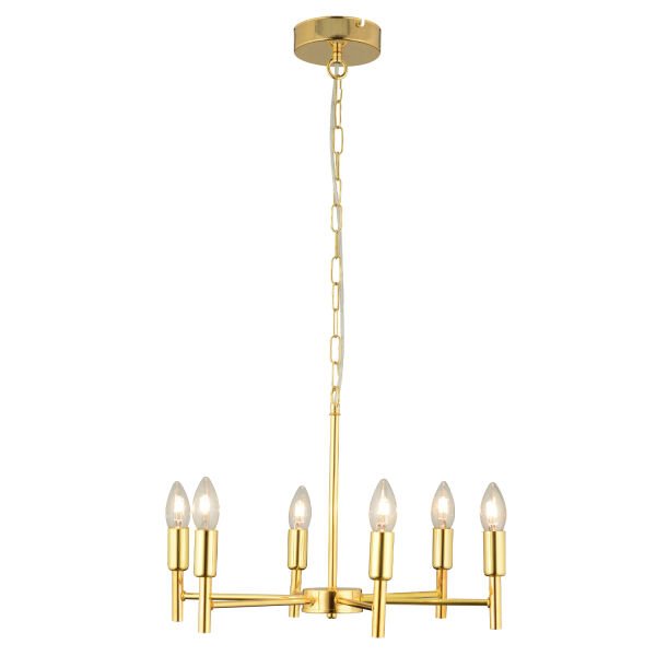 Vaneo 6 Lı Gold Modern Genç Odası Mutfak Salon Avize