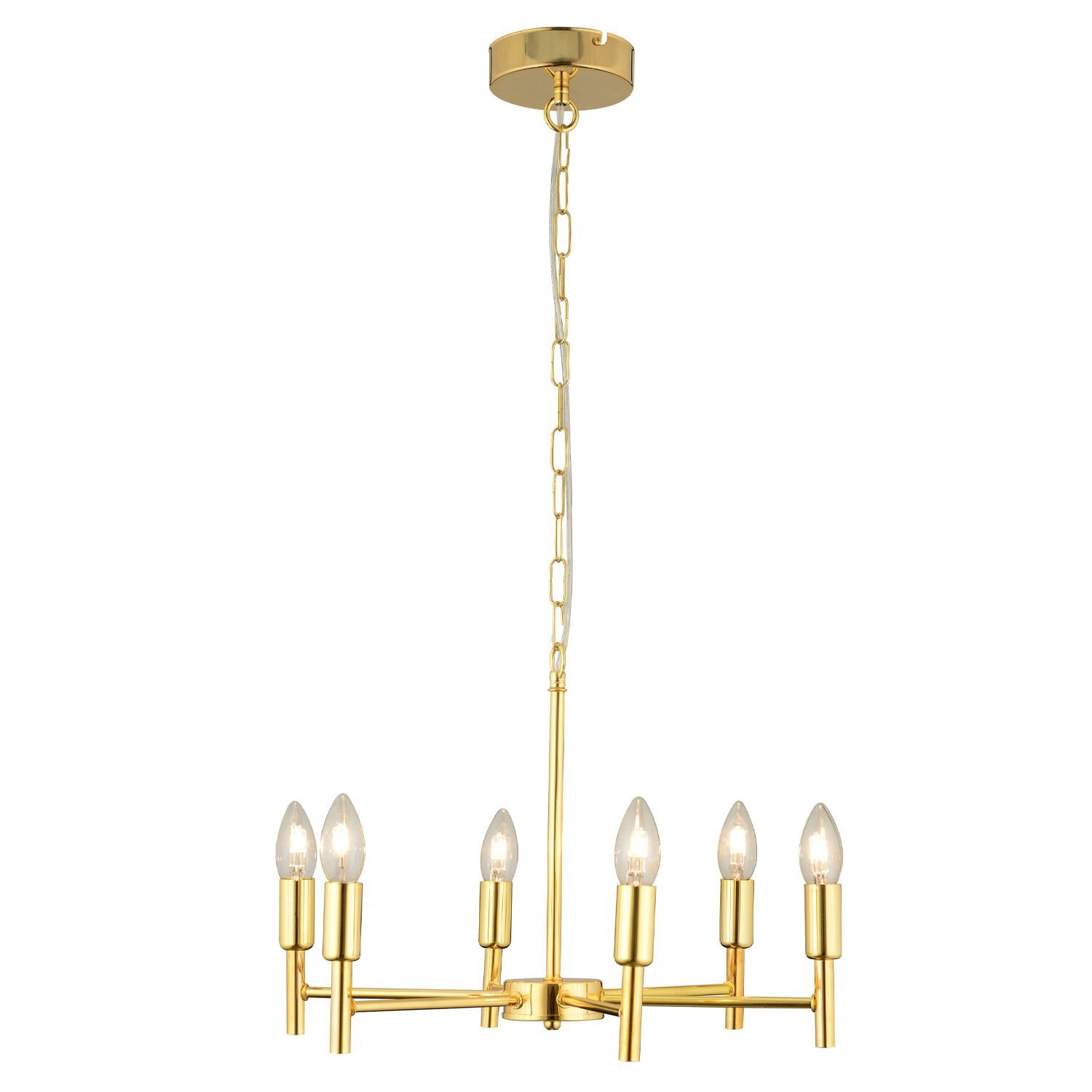 Vaneo 6 Lı Gold Modern Genç Odası Mutfak Salon Avize