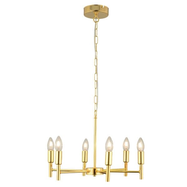 Vaneo 6 Lı Gold Modern Genç Odası Mutfak Salon Avize