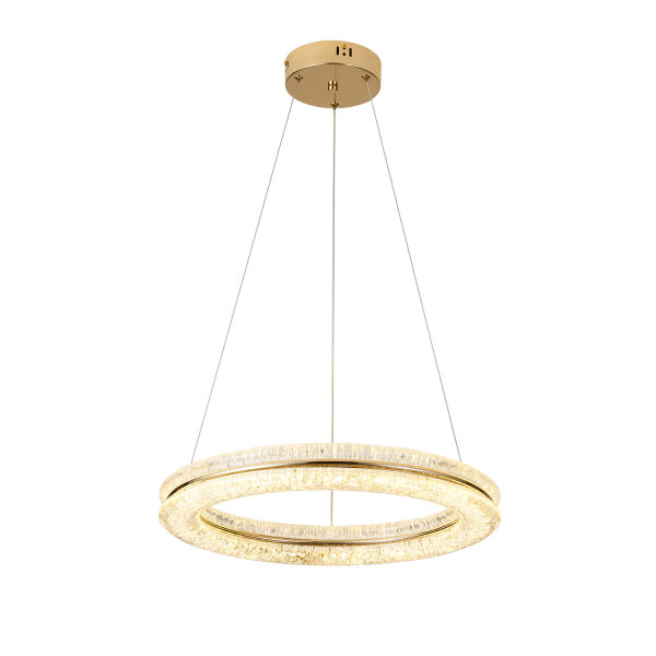 Evra 60 Lık Yuvarlak Gold Ledli Avize