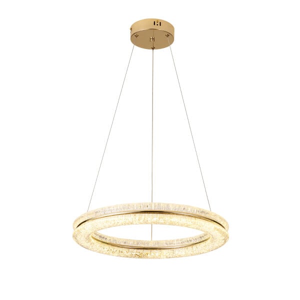 Evra 60 Lık Yuvarlak Gold Ledli Avize