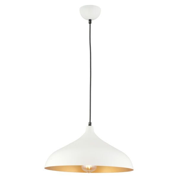 Pera Beyaz Tekli Modern Retro Sarkıt Salon Avize