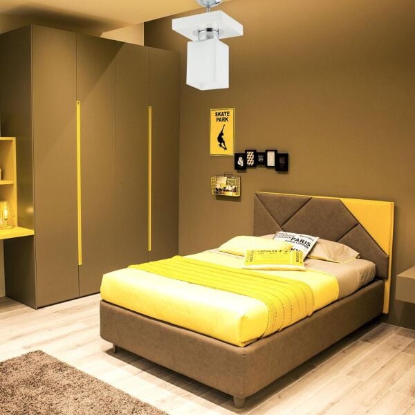 Kare Tekli Modern Plafonyer Genç Odası MutfakYatak Odası Avize