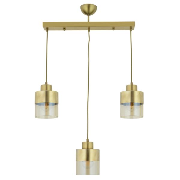 Boris 3Lü Sıralı Komple Eskitme Sarkıt Modern Genç Odası Mutfak Salon Avize