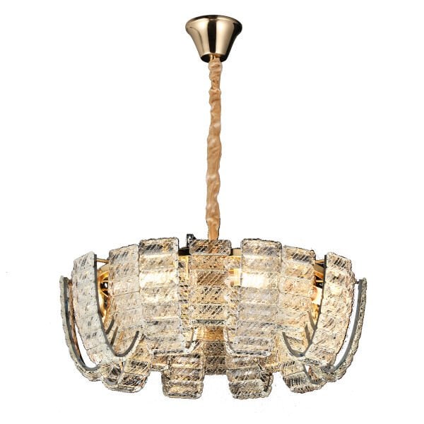 Loya 60'lik Gold Kristal Taşlı Oturma Odası, Salon Sarkıt Avize