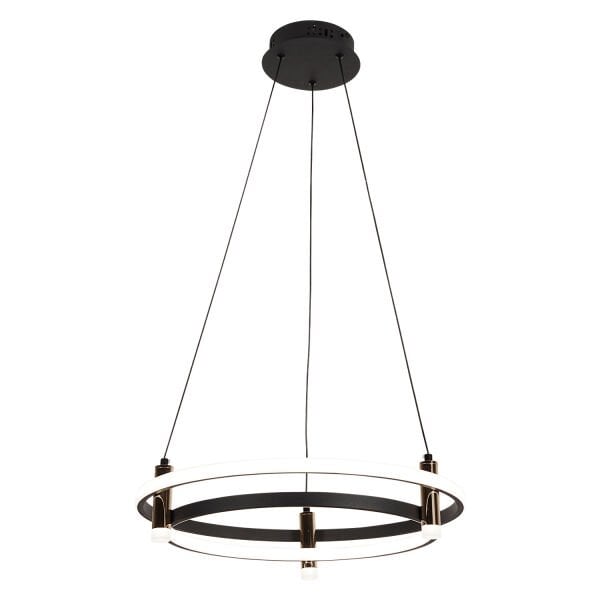 Blom Yuvarlak 112 Watt Siyah  Modern Oturma Odası Salon Sarkıt Led Avize