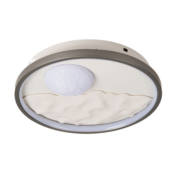 Skala 30'luk Ay Figürlü Yuvarlak 48 Watt Plafonyer Led Avize