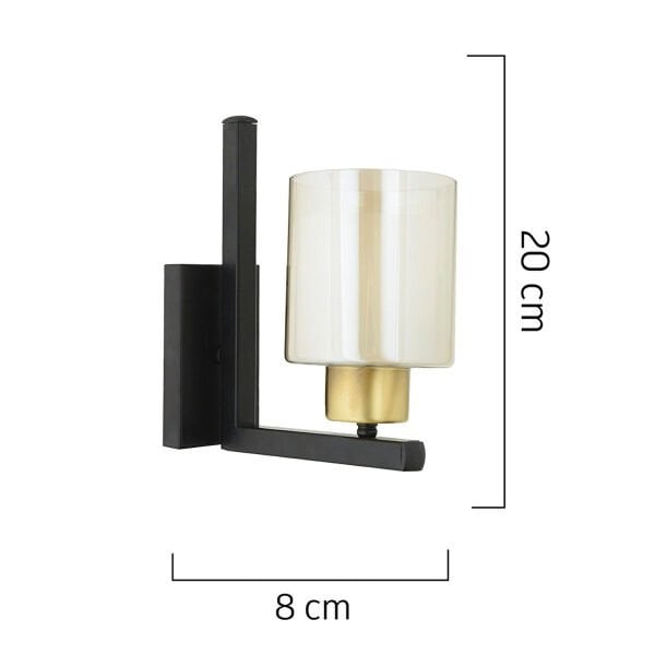 Tisse 4 Lü Siyah-Eskitme Modern Tasarım Yatak Odası Salon Avize-Aplik Seti 3 Parça