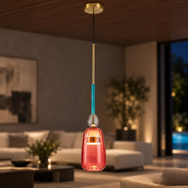 Helıx 12W Modern Tekli LED Avize - Salon ve Mutfak Aydınlatma