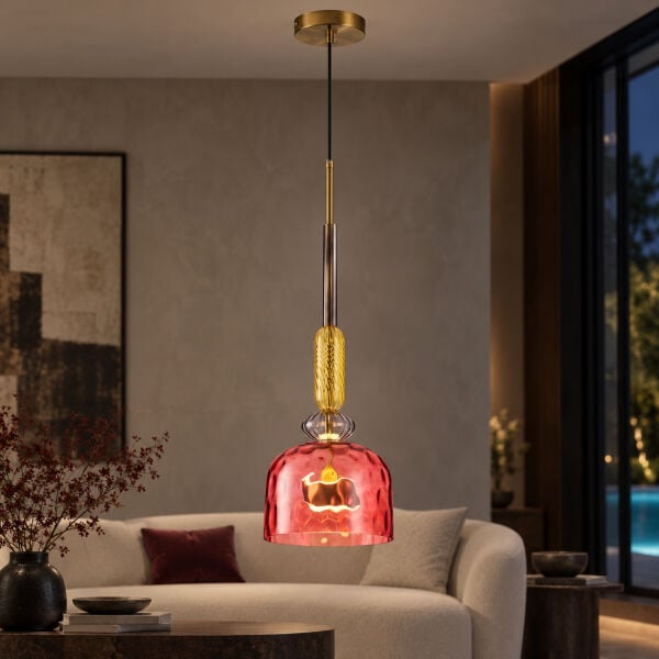 Solara 12W Modern Tekli LED Avize - Salon ve Mutfak Aydınlatma