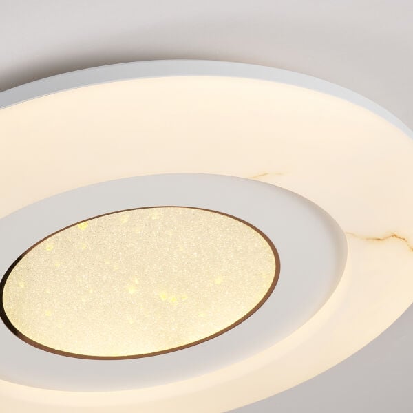 Alvera 50'lik Yuvarlak Ledli 140 Watt Plafonyer 3 Renkli Avize
