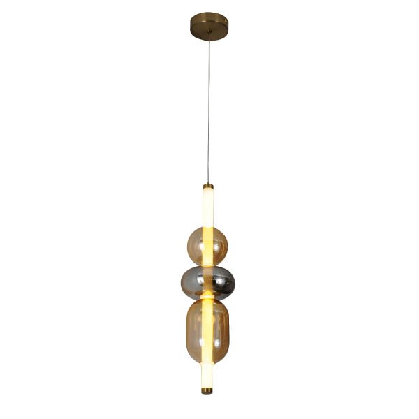 Olca 12 Watt Tekli Gold Modern Tekli Sarkıt Avize