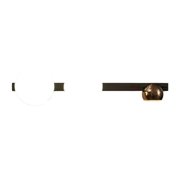 Dilay 3'lü Siyah Gold 20 Watt Modern, Yatak Başı, Salon Led Aplik