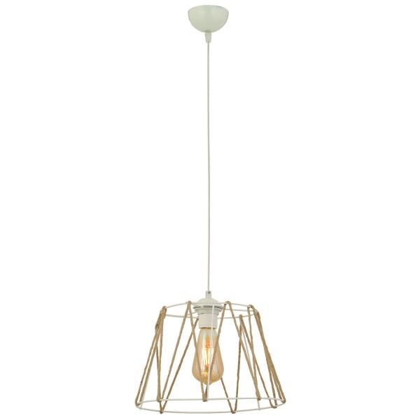 Kros Tekli Beyaz Halatlı Sarkıt Modern Sarkıt Mutfak Salon Sarkıt Avize