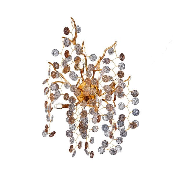 Masal Gold Kristal Taşlı Modern, Oturma Odası,Duvar Lambası  Salon Aplik