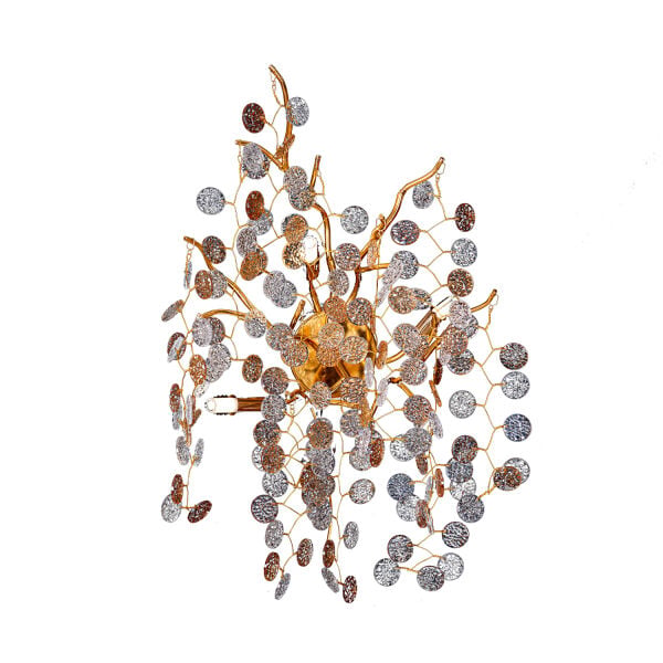 Masal Gold Kristal Taşlı Modern, Oturma Odası,Duvar Lambası  Salon Aplik