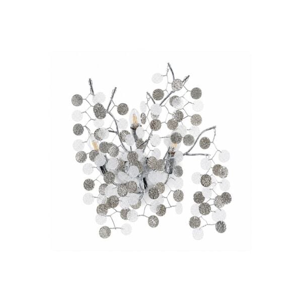 Masal Krom Kristal Taşlı Modern, Oturma Odası,Duvar Lambası  Salon Aplik