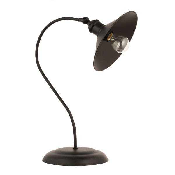 İklim Siyah Retro Tasarım Modern Çalışma Masası Lambası