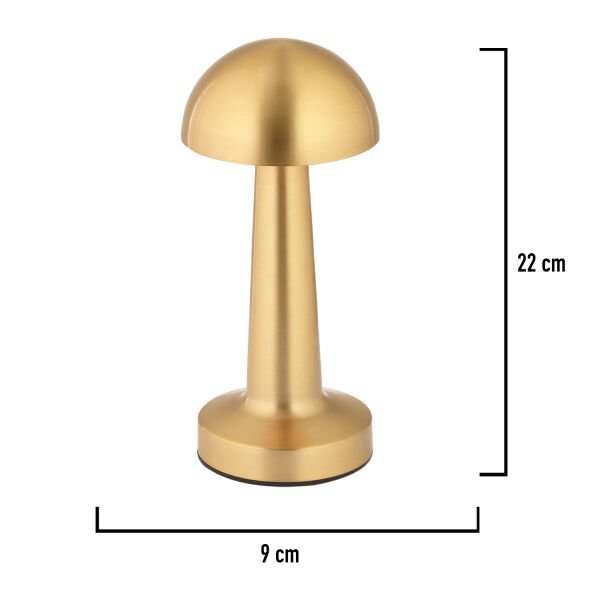Orvin Eskitme Şarjlı Dokunmatik Dim Edilebilir 3 Renkli Masa Lambası 2000ma Pil Gücü Ile 7 Saat