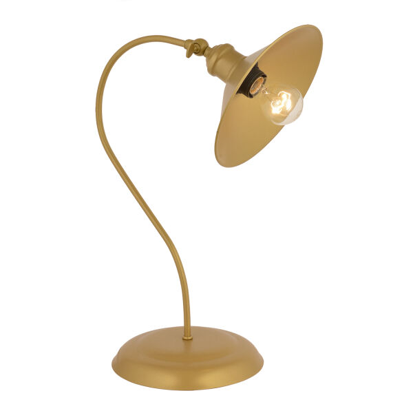İklim Gold Retro Tasarım Modern Çalışma Masası Lambası