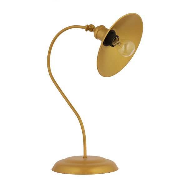 İklim Gold Retro Tasarım Modern Çalışma Masası Lambası