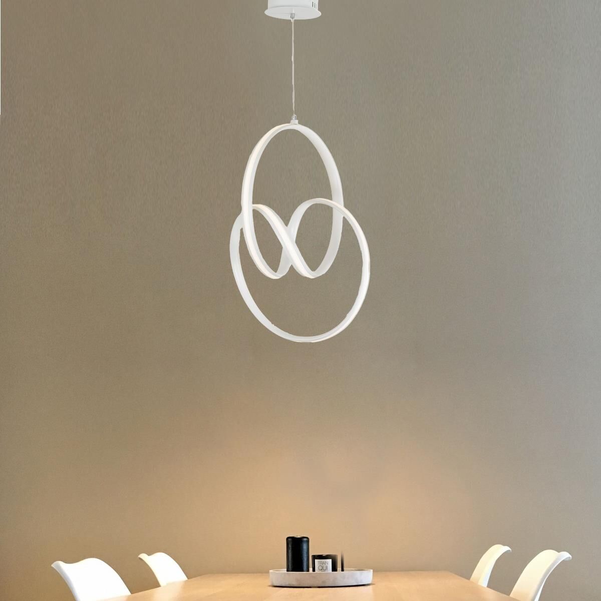 Ledo04 Led Avize 40Watt 4000K Beyaz Modern Koridor Mutfak Salon Sarkıt Led Avize