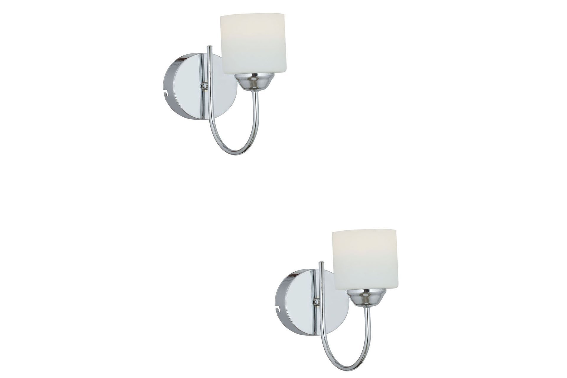 Esila Krom Kaplamalı 2'li Aplik Seti Yatak Odası-Yatak başı,Cafe,Restoran için Duvar Lambası