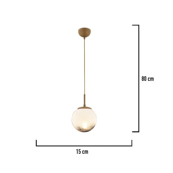 Mirsad Tekli Eskitme Retro Modern Tekli Sarkıt Avize