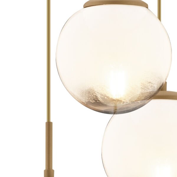 Mirsad 5Li Yuvarlak Eskitme Tekli Retro Modern Sarkıt Avize