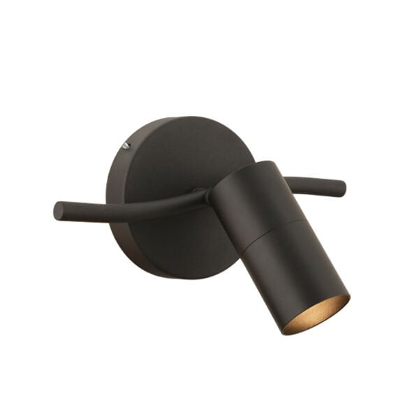 Dusan Siyah Tekli Modern Duvar Lambası Spot Aplik