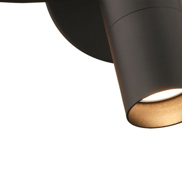 Dusan Siyah Tekli Modern Duvar Lambası Spot Aplik