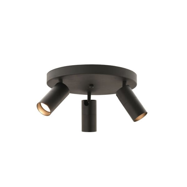 Dusan Siyah 3Lü  Plafonyer Modern Retro Tasarım Spot Avize