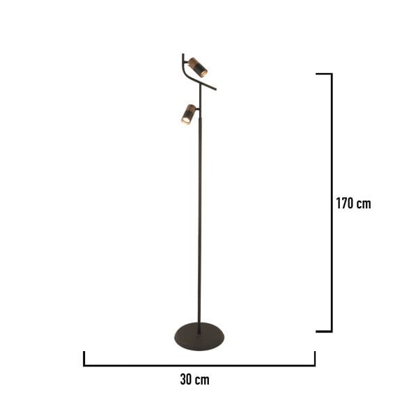 Darin 2Li Modern Spot Başlıklı Modern Oturma Odası Köşe Salon Lambader