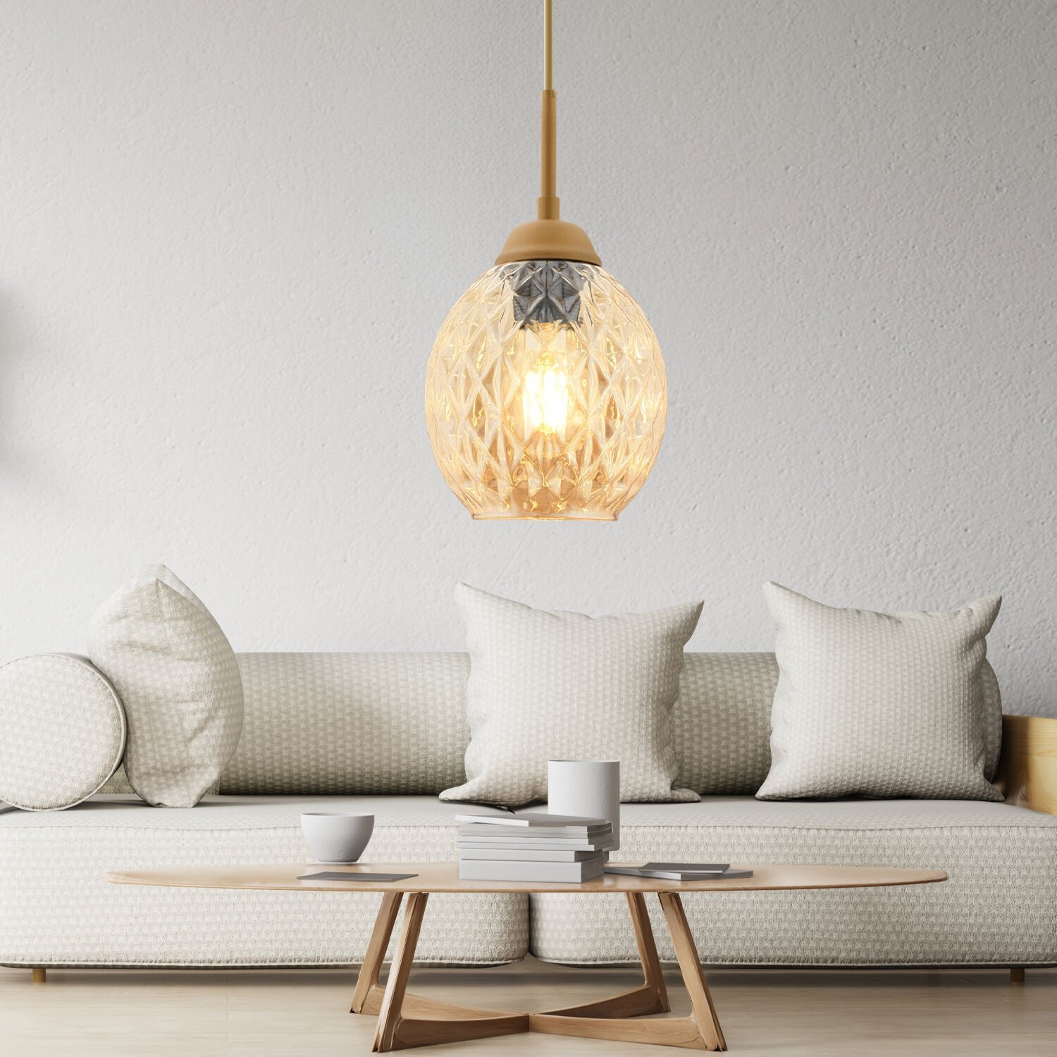 Nino Tekli Eskitme Modern Sarkıt Oturma Odası Salon Sarkıt Avize