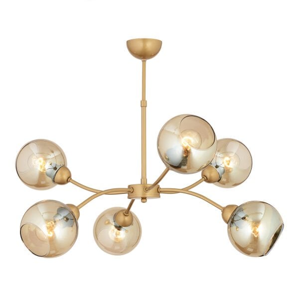 Ecvet 6Lı Eskitme Modern Oturma Odası Yatak odası Salon Avize