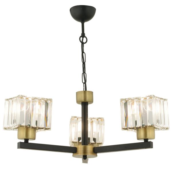 Britney Eskitme 3 Lü Kristalli Taşlı Modern Tasarım Kristal Salon Avize