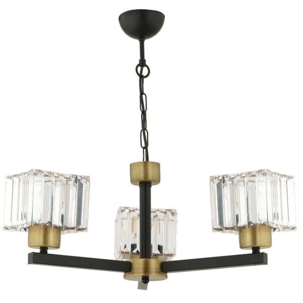 Britney Eskitme 3 Lü Kristalli Taşlı Modern Tasarım Kristal Salon Avize