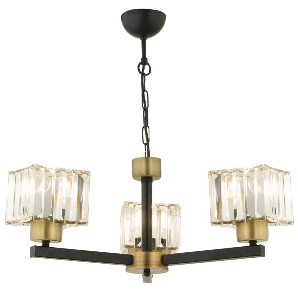 Britney Eskitme 3 Lü Kristalli Taşlı Modern Tasarım Kristal Salon Avize