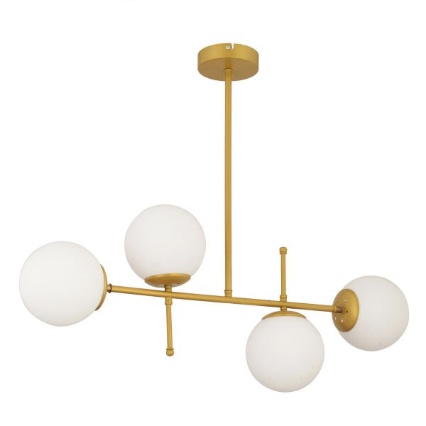 Günay 4Lü Gold Modern Mutfak Yemek Masası Üstü Yatak odası Salon Avize