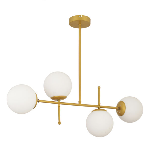 Günay 4Lü Gold Modern Mutfak Yemek Masası Üstü Yatak odası Salon Avize