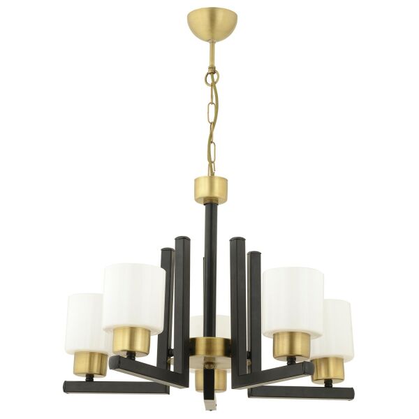 Torqu 5 Li Eskitme Siyah Modern Yatak Odası Mutfak Oturma Odası Salon Avize