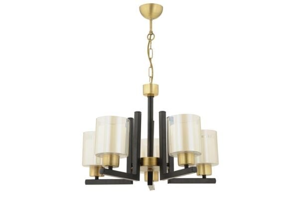 Tisse 5 Li Eskitme Siyah Modern Yatak Odası Mutfak Oturma Odası Salon Avize