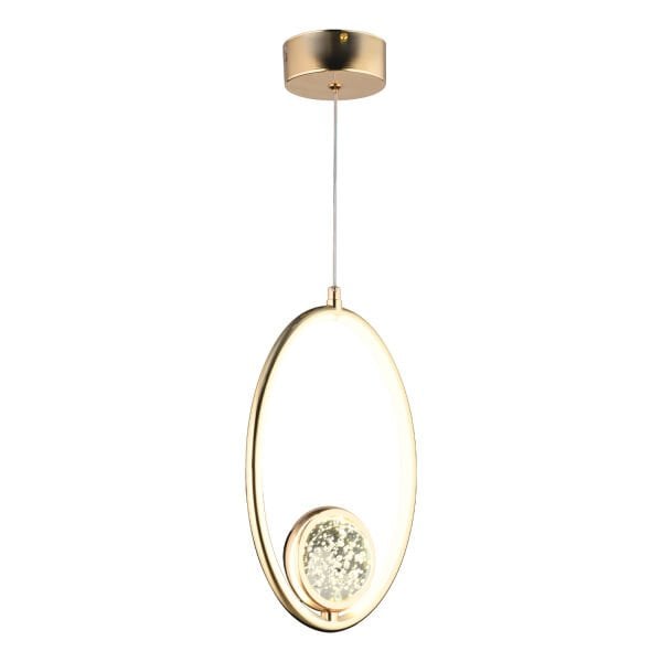 Paul Tekli 3 Renkli 19 Watt Gold  Ledli Modern Oturma Odası Salon Sarkıt Avize