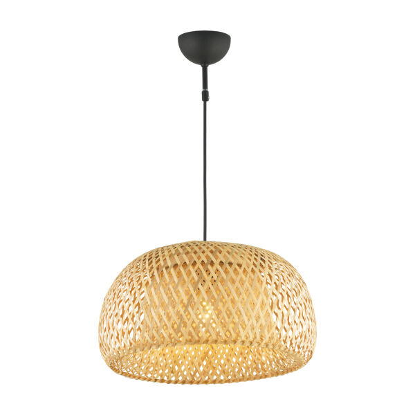 Briella Tekli Rattan Modern Tasarım Oturma Odası Avize