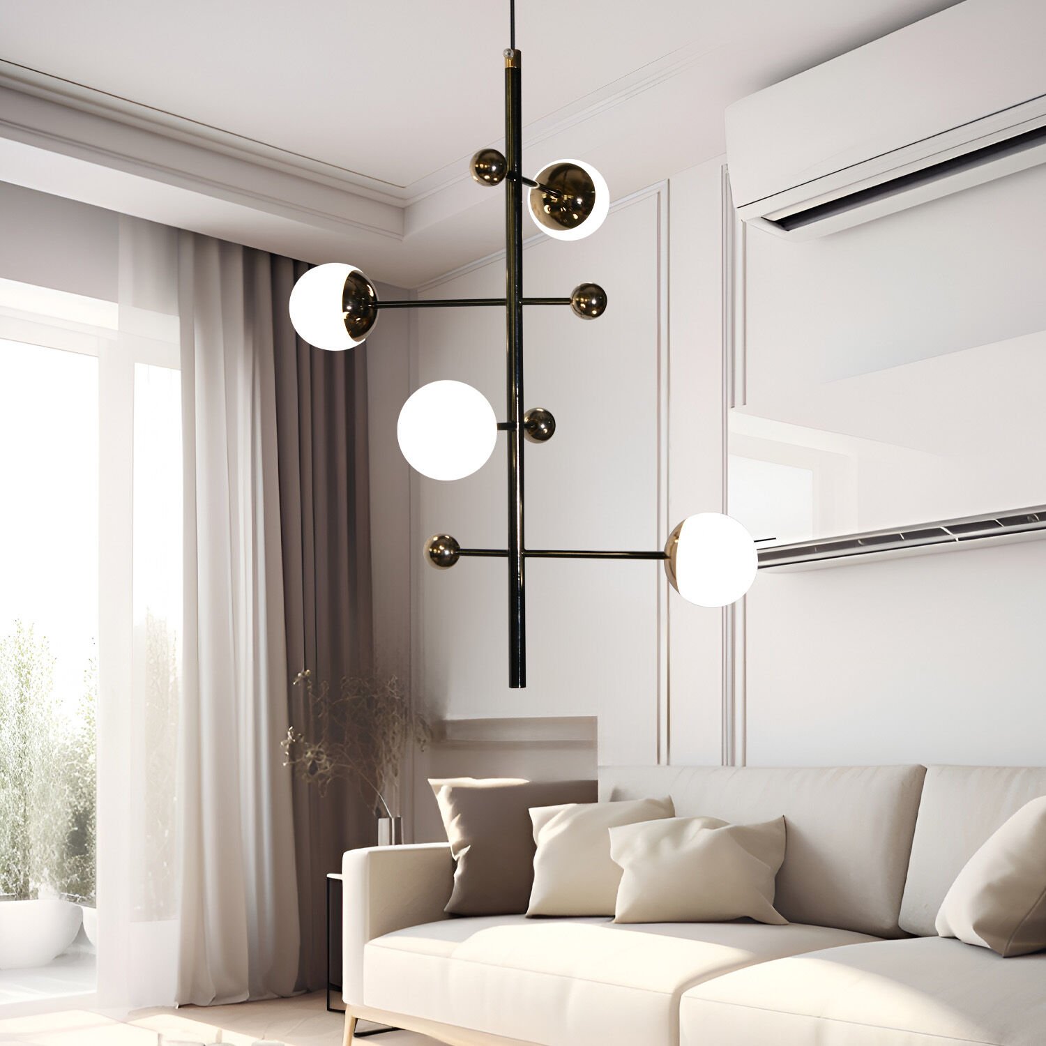 Addo Siyah Tekli 4 Watt Modern Sarkıt Koridor, Salon Sarkıt Led Avize