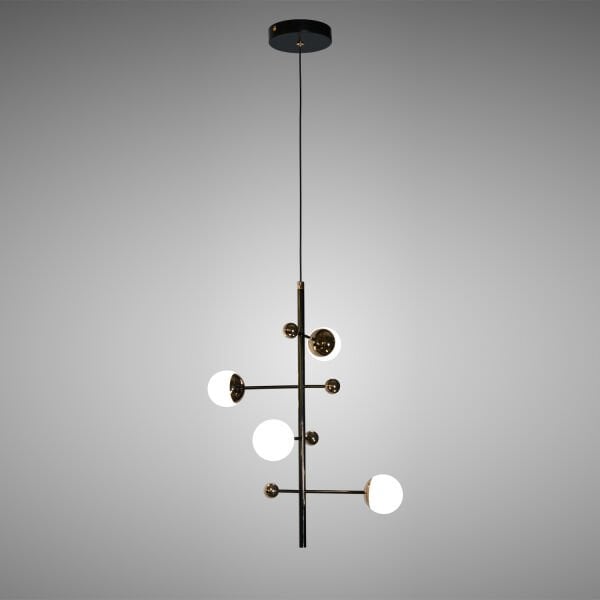 Addo Siyah Tekli 4 Watt Modern Sarkıt Koridor, Salon Sarkıt Led Avize