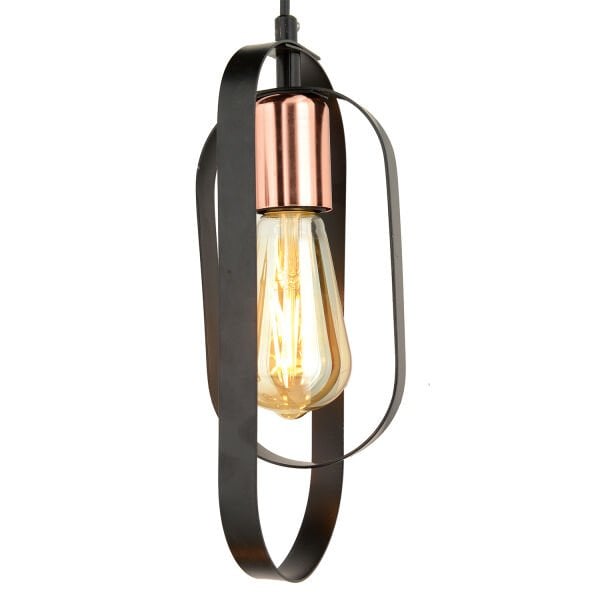 Koza 3 Lü Bakır Eskitme Sarkıt Modern Yatak Odası Mutfak Oturma Odası Salon Sarkıt Avize